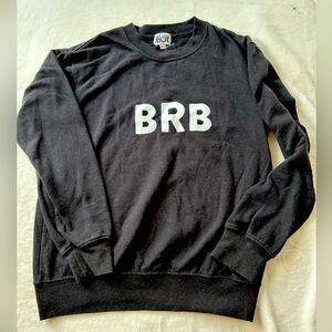 Sub_Urban RIOT Long Sleeve Black Sweatshirt w/ BRB Print. Woman’s Sz XS